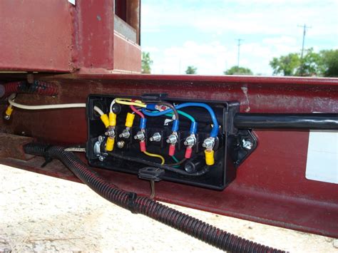 junction box for walking floor trailer|wiring junction box for trailer.